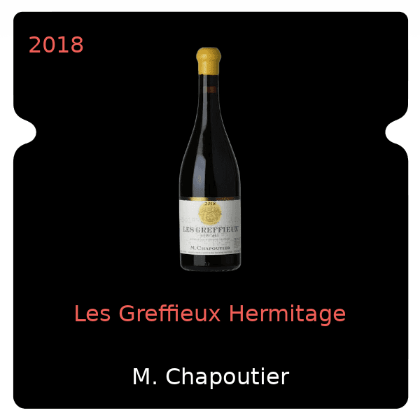 M. Chapoutier Les Greffieux Hermitage 2018