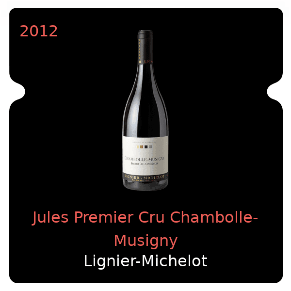 Lignier-Michelot Jules Premier Cru Chambolle-Musigny 2012