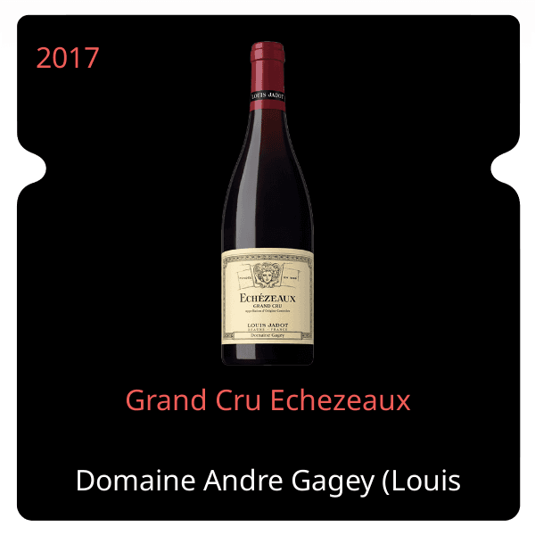 Andre Gagey (Louis Jadot) Grand Cru Echezeaux 2017