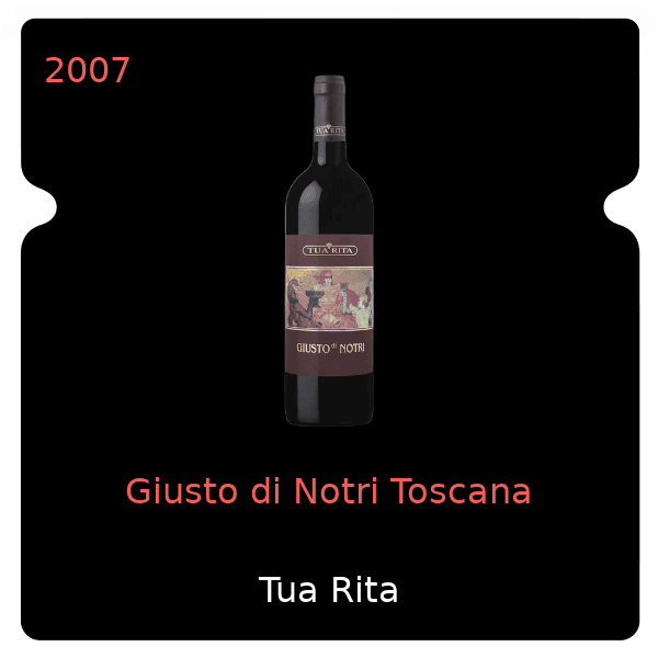 Tua Rita Giusto di Notri Toscana 2007