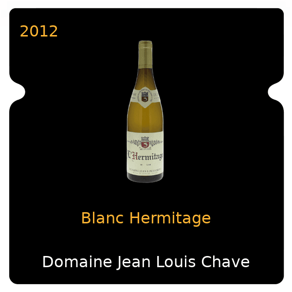 Jean-Louis Chave Blanc Hermitage 2012