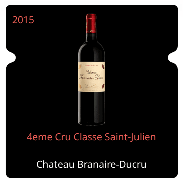 Branaire-Ducru 4eme Cru Classe Saint-Julien 2015