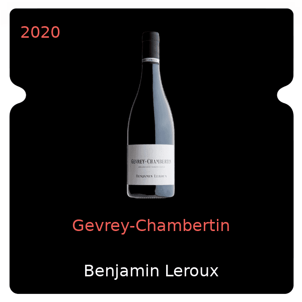 Benjamin Leroux Gevrey-Chambertin 2020