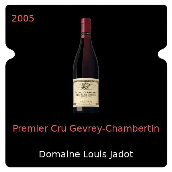 Louis Jadot Premier Cru Gevrey-Chambertin 2005