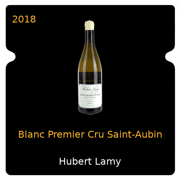 Hubert Lamy Blanc Premier Cru Saint-Aubin 2018