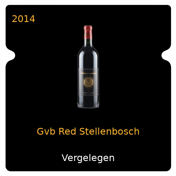 Vergelegen Gvb Red Stellenbosch 2014