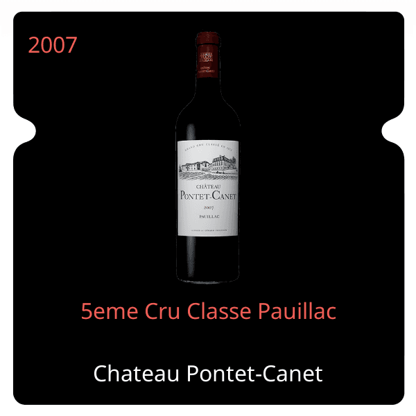 Pontet-Canet 5eme Cru Classe Pauillac 2007