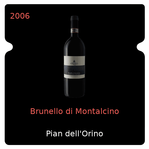 Pian dell'Orino Brunello di Montalcino 2006