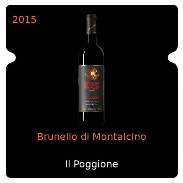Poggione Brunello di Montalcino 2015