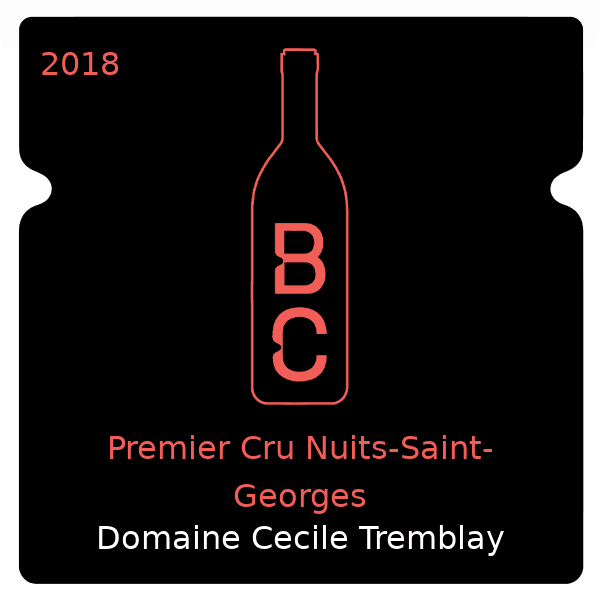 Cecile Tremblay Premier Cru Nuits-Saint-Georges 2018