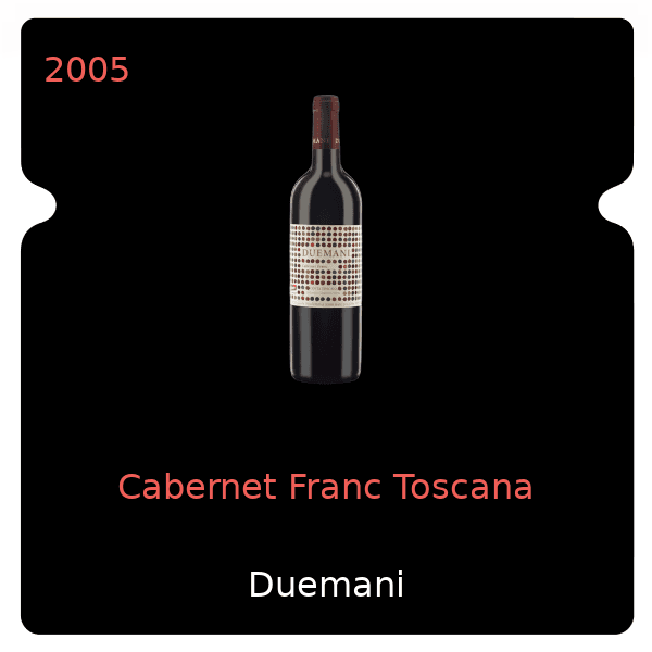 Duemani Cabernet Franc Toscana 2005