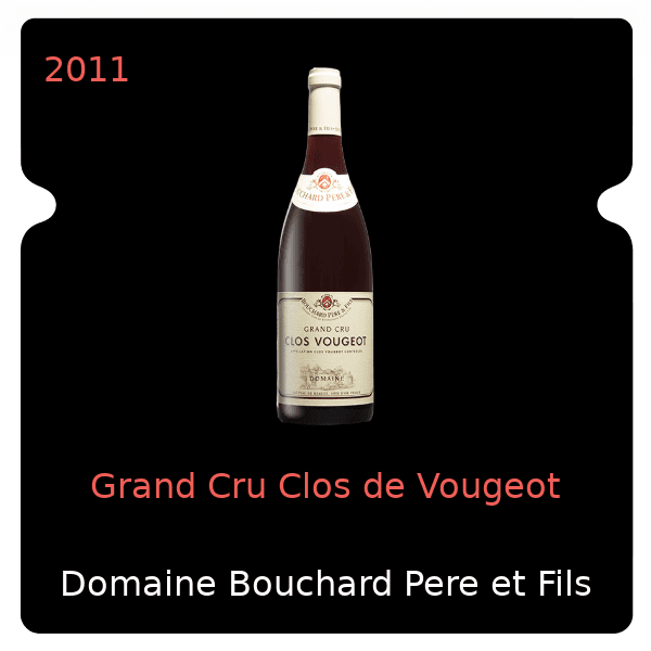 Bouchard Pere et Fils Grand Cru Clos de Vougeot 2011