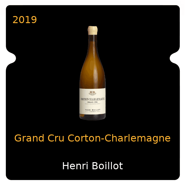 Henri Boillot Grand Cru Corton-Charlemagne 2019