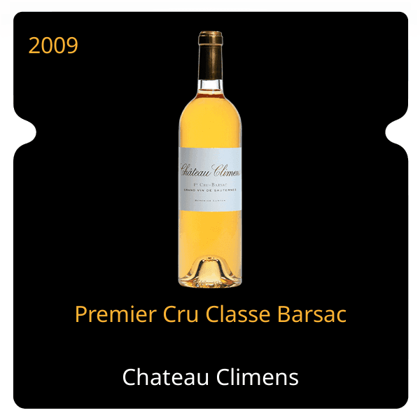 Climens Premier Cru Classe Barsac 2009