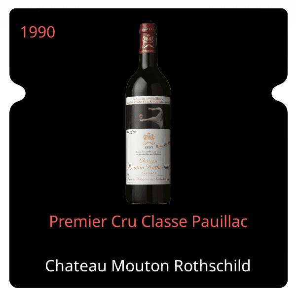 Mouton Rothschild Premier Cru Classe Pauillac 1990