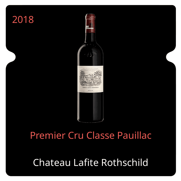 Lafite Rothschild Premier Cru Classe Pauillac 2018