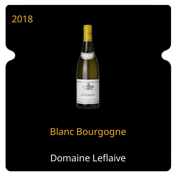 Leflaive Blanc Bourgogne 2018