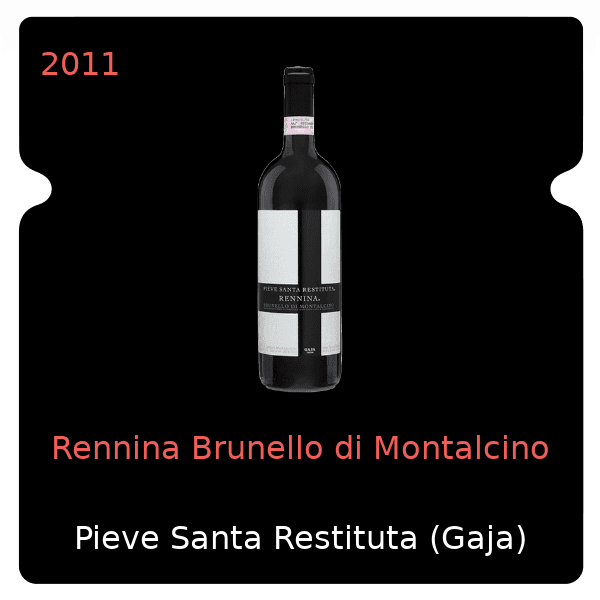 Pieve Santa Restituta (Gaja) Rennina Brunello di Montalcino 2011