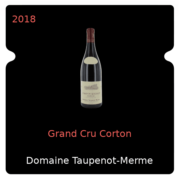 Taupenot Merme Grand Cru Corton 2018