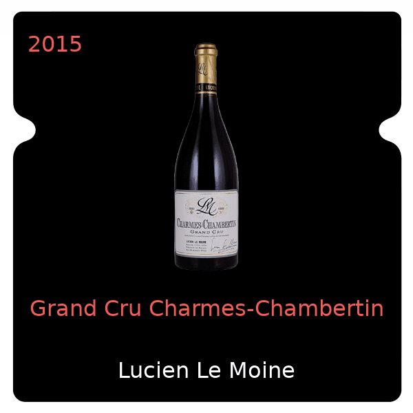 Lucien Le Moine Grand Cru Charmes-Chambertin 2015