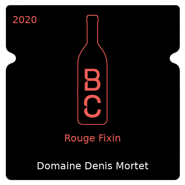 Denis Mortet Rouge Fixin 2020