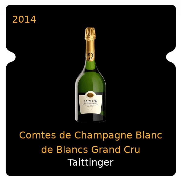 Taittinger Comtes de Champagne Blanc de Blancs Grand Cru 2014