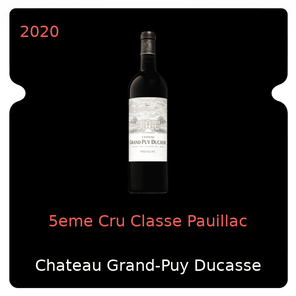 Grand-Puy Ducasse 5eme Cru Classe Pauillac 2020