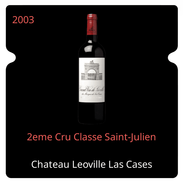 Leoville Las Cases 2eme Cru Classe Saint-Julien 2003