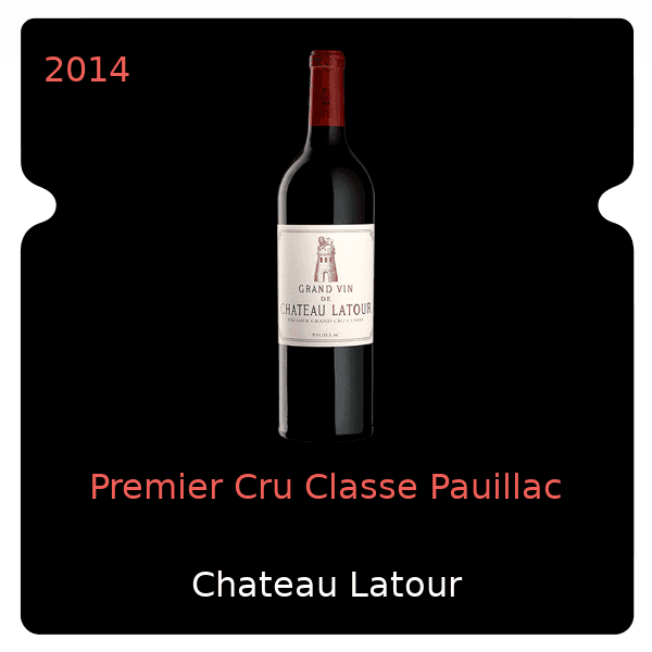 Latour Premier Cru Classe Pauillac 2014