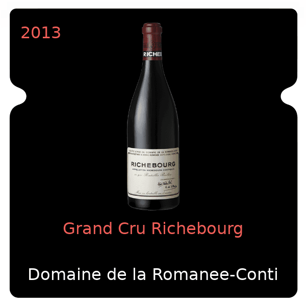 Romanee-Conti Grand Cru Richebourg 2013