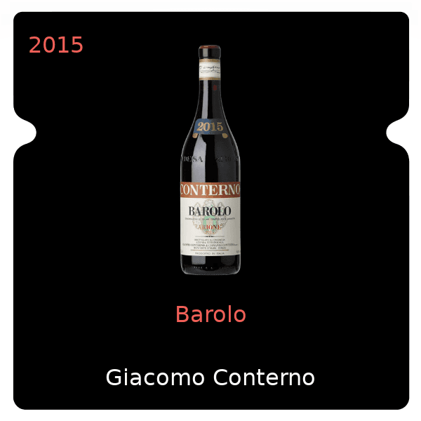 Giacomo Conterno Barolo 2015