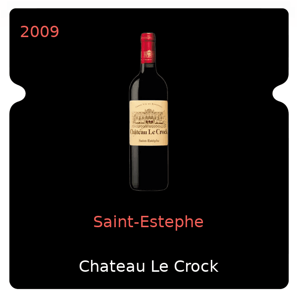 Crock Saint-Estephe 2009
