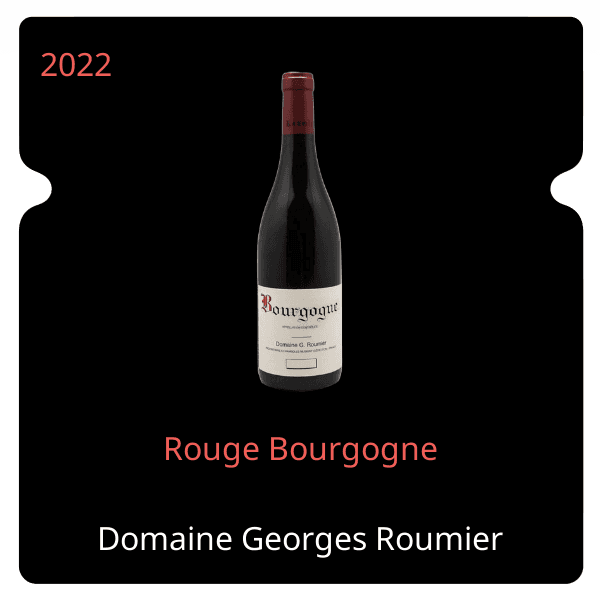 Georges Roumier Rouge Bourgogne 2022