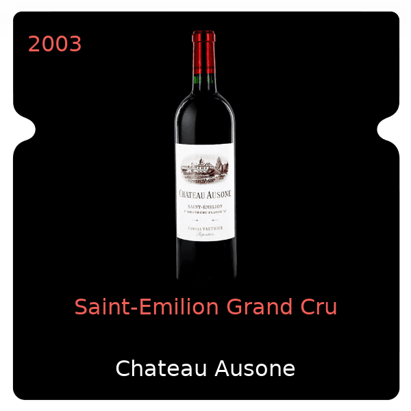 Ausone Saint-Emilion Grand Cru 2003
