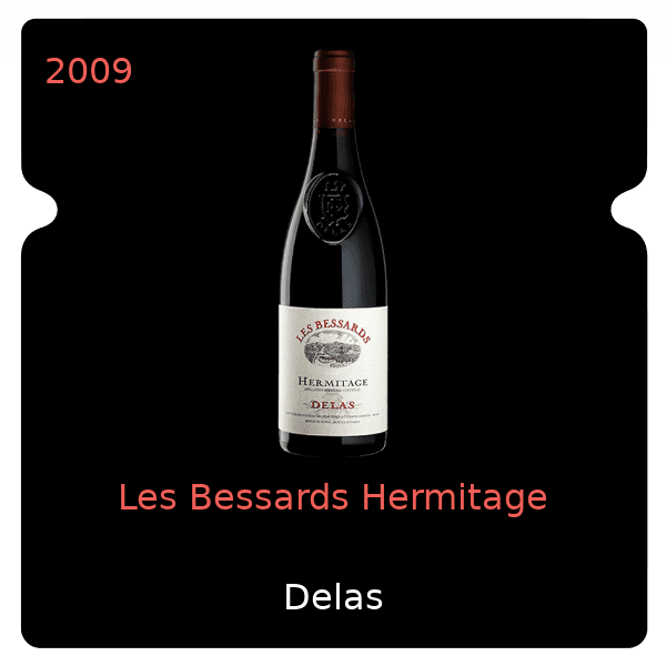 Delas Les Bessards Hermitage 2009