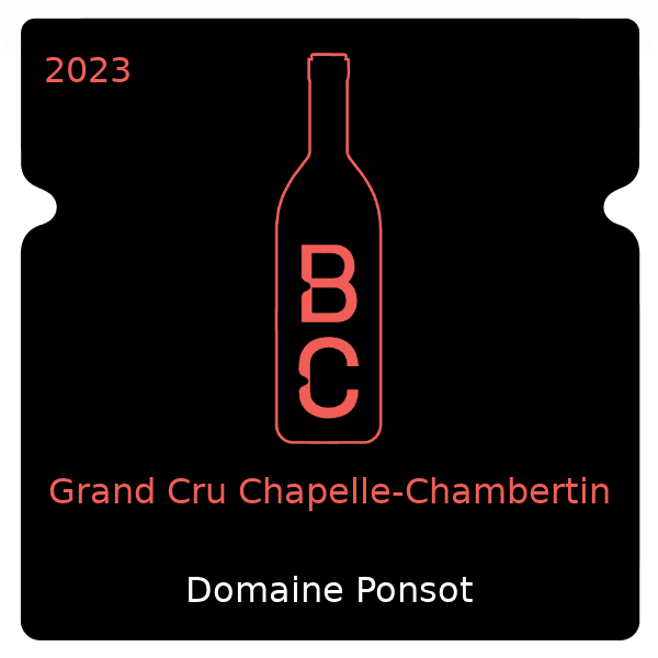 Ponsot Grand Cru Chapelle-Chambertin 2023