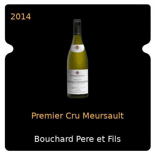 Bouchard Pere et Fils Premier Cru Meursault 2014