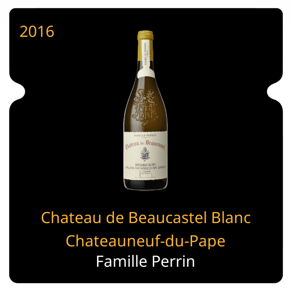 Famille Perrin Chateau de Beaucastel Blanc Chateauneuf-du-Pape 2016