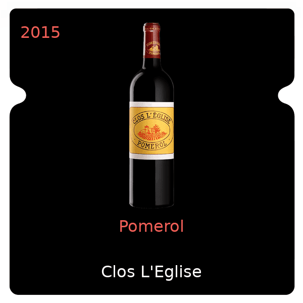 L'Eglise Pomerol 2015