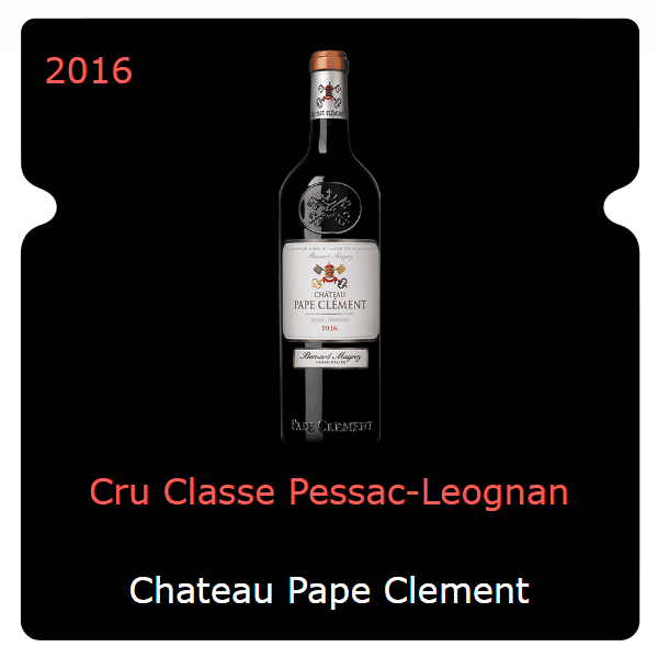 Pape Clement Cru Classe Pessac-Leognan 2016