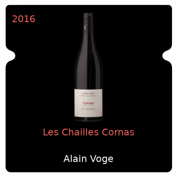 Alain Voge Les Chailles Cornas 2016