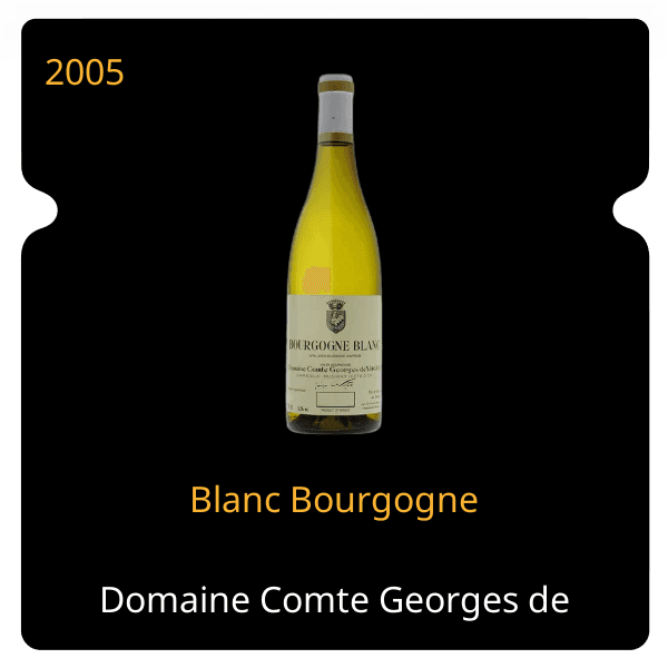 Comte Georges de Vogue Blanc Bourgogne 2005