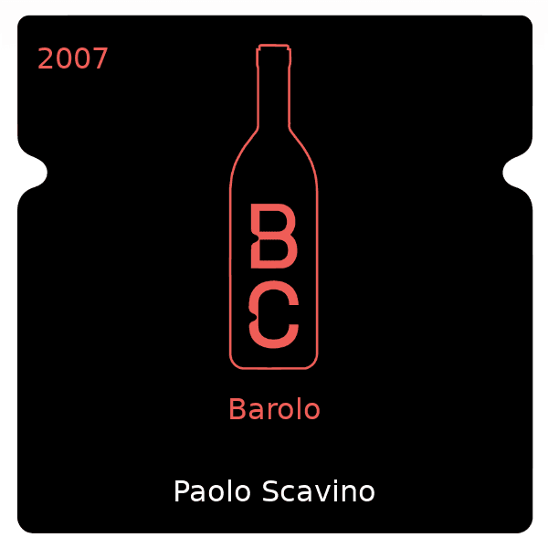 Paolo Scavino Barolo 2007
