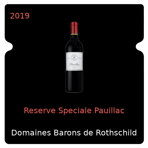 Rothschild Reserve Speciale Pauillac 2019