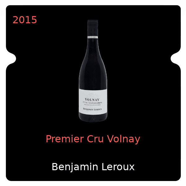 Benjamin Leroux Premier Cru Volnay 2015