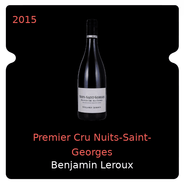 Benjamin Leroux Premier Cru Nuits-Saint-Georges 2015