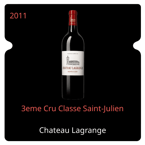 Lagrange 3eme Cru Classe Saint-Julien 2011