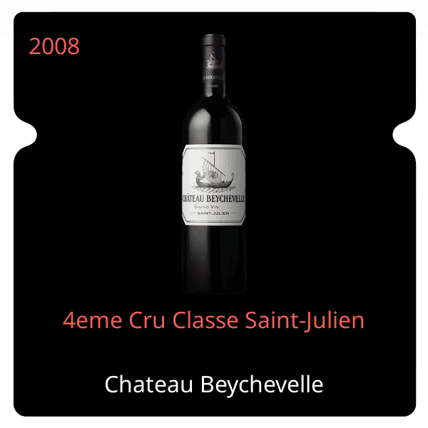Beychevelle 4eme Cru Classe Saint-Julien 2008