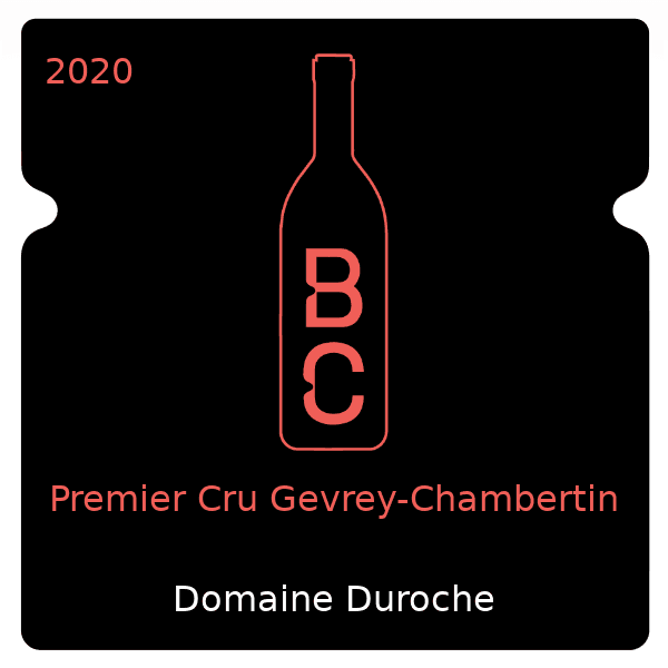 Duroche Premier Cru Gevrey-Chambertin 2020