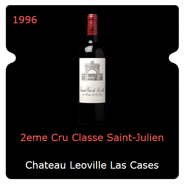 Leoville Las Cases 2eme Cru Classe Saint-Julien 1996